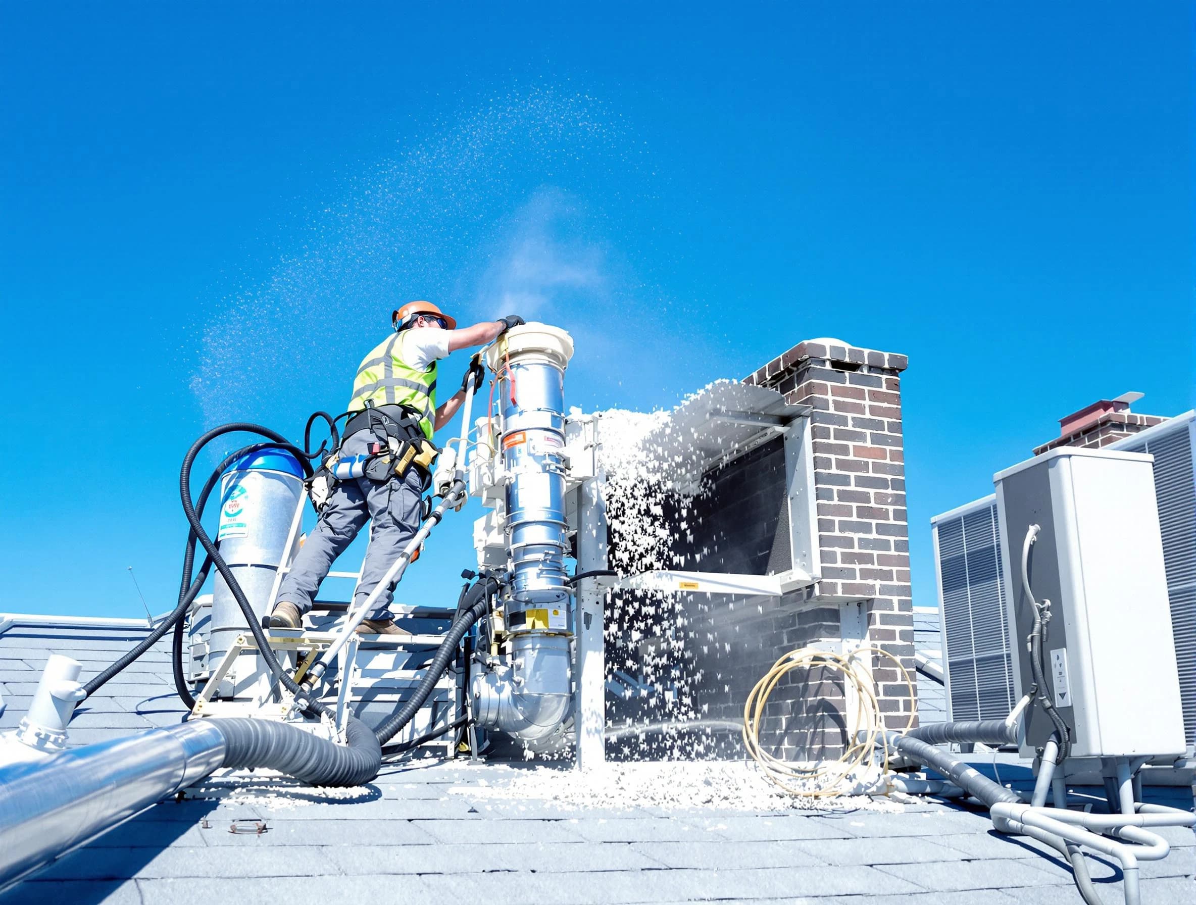 Expert roof dryer vent cleaning by Salem Dryer Vent Cleaning in Salem