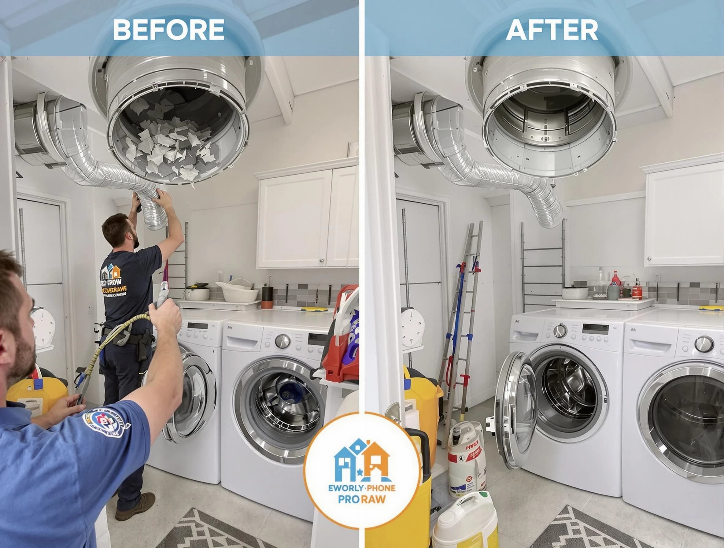 Residential dryer vent cleaning by Salem Dryer Vent Cleaning in Salem